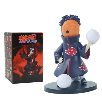 1-12pcs Naruto Blind Box Figure Toys Shippuden Akatsuki Arc Series Trendy Mystery Box PVC Model Surprise Christmas Toys Gift