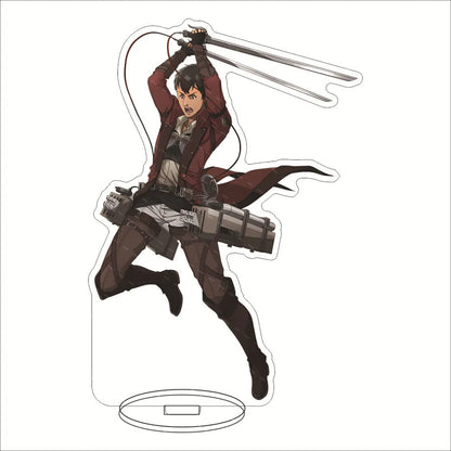 16CM Anime Acrylic Stand‌ Attack on Titan Connie Springer Mikasa Ackerman Eren Jaeger Armin Arlert Cos Figure Ornaments Gifts