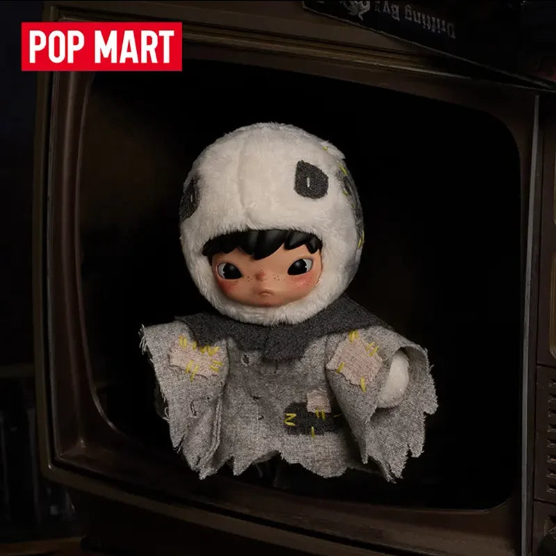 POP MART Hirono After Dark Series Plush Doll Pendant Blind Box Toys Guess Bag Mystery Box Doll Cute Anime Figure Ornament Gift