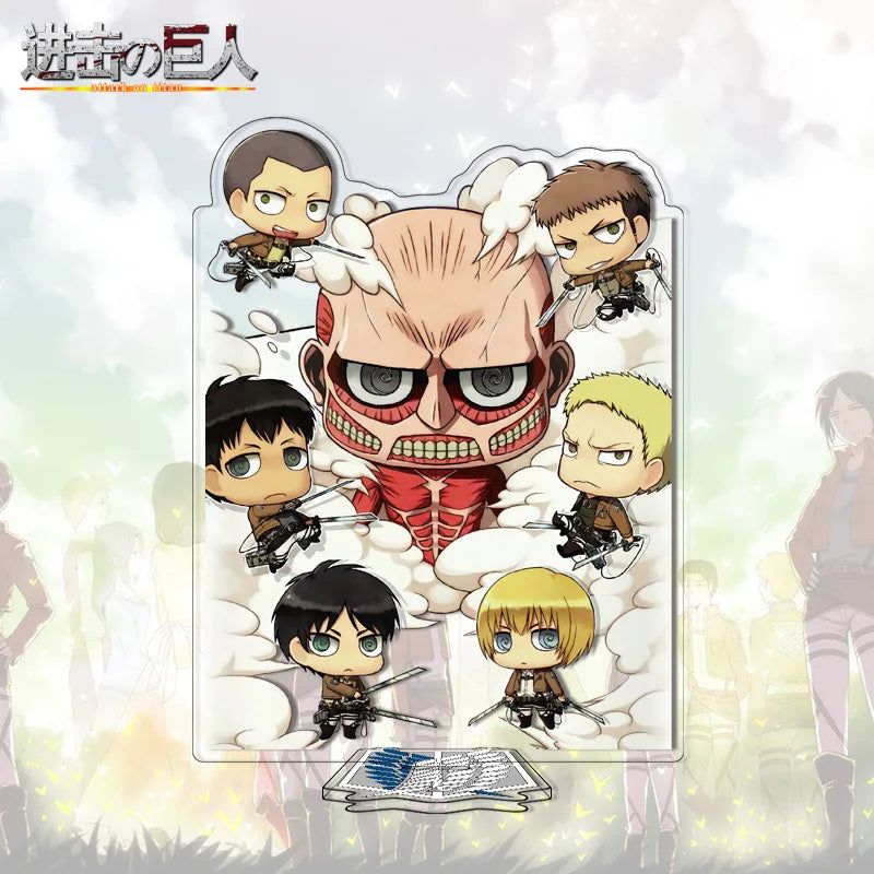 Attack on Titan Acrylic Stand 41-80 Anime Figure Custom Made One Piece Drop Shipping Wholesale Distributor Merchandise