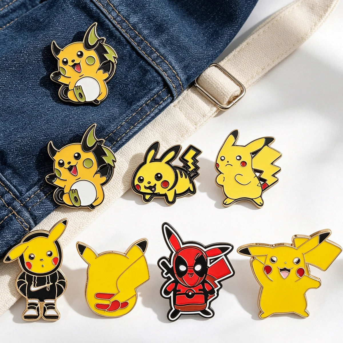 Pikaichue Character Enamel Pin