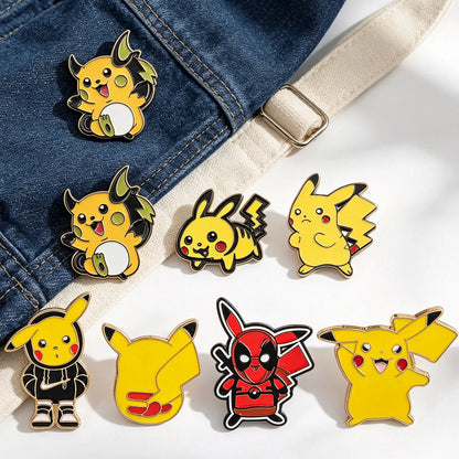 Pikaichue Character Enamel Pin