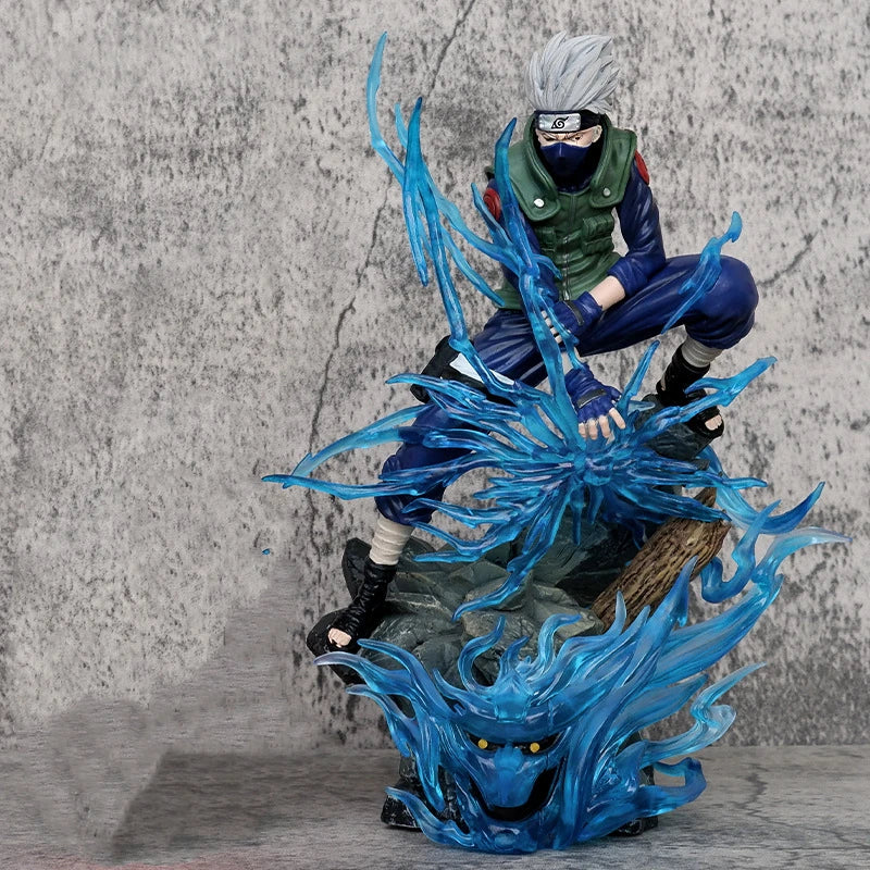 Anime 10th Anniversary Hatake Kakashi Chidori Ver. GK PVC Action Figure Battle Statue Collectible Model Game Toys Doll Gifts