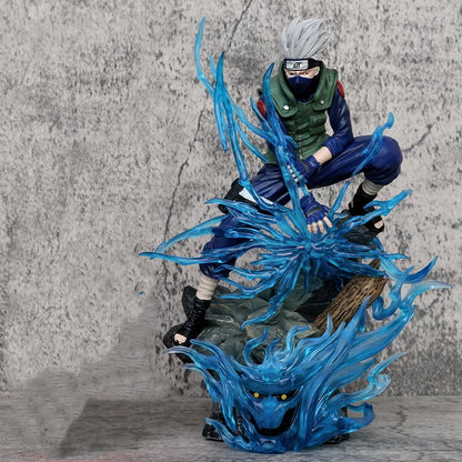 Anime 10th Anniversary Hatake Kakashi Chidori Ver. GK PVC Action Figure Battle Statue Collectible Model Game Toys Doll Gifts