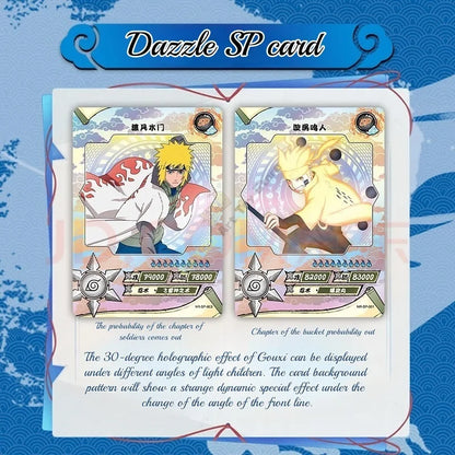 Genuine KAYOU Naruto Cards Box Anime Figure Card Booster Pack Sasuke Collection Flash Card Toy Birthday Christmas Surprise Gifts