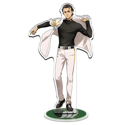 Anime Attack on Titan Great War on Titan Mica Model Eren Levi Mikasa Armin Desk Decoration High Standee Figure Desktop Display