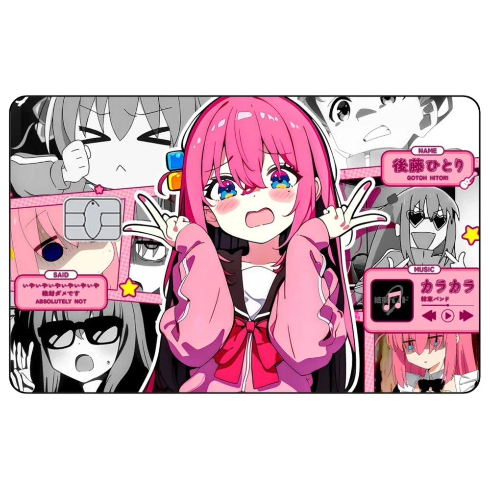 Bocchi The Rock! Bocchi Card Sticker