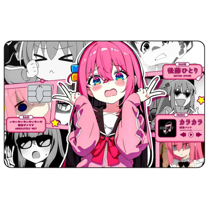 Bocchi The Rock! Bocchi Card Sticker