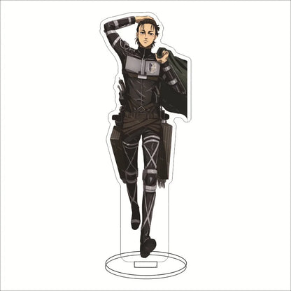16CM Anime Acrylic Stand‌ Attack on Titan Eren Jaeger Mikasa Ackerman Armin Arlert Connie Springer Cos Figure Ornaments Gifts