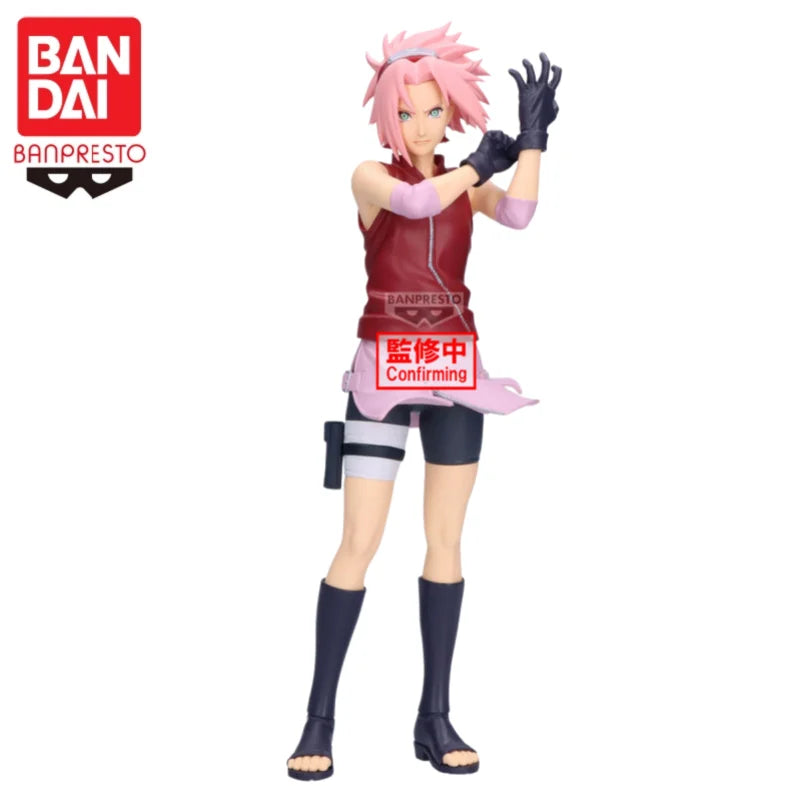 In Stock 100% Original Bandai Banpresto Grandista Naruto Shippuden Haruno Sakura uchiha Sasuke Ornaments Figure Model
