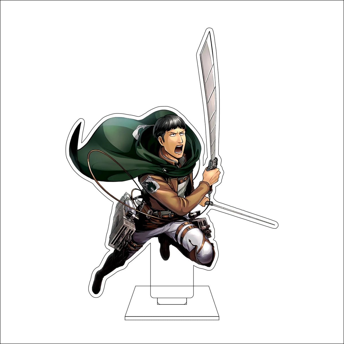 16CM Anime Attack on Titan Cosplay Acrylic Figure Stand Plate Armin Arlert Eren Jaeger Mikasa·Ackerman Ornaments Gifts