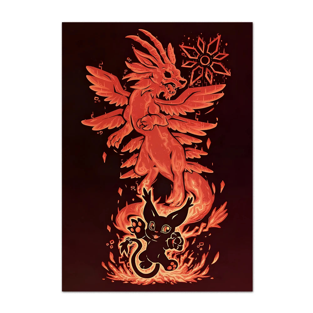 Digimon Poster Canvas Art