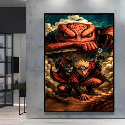 Print on Canvas Wall Art Naruto Uchiha Itachi Poster HD Cartoon Pictures Home Living Room Decoration Paintings Holiday Gifts