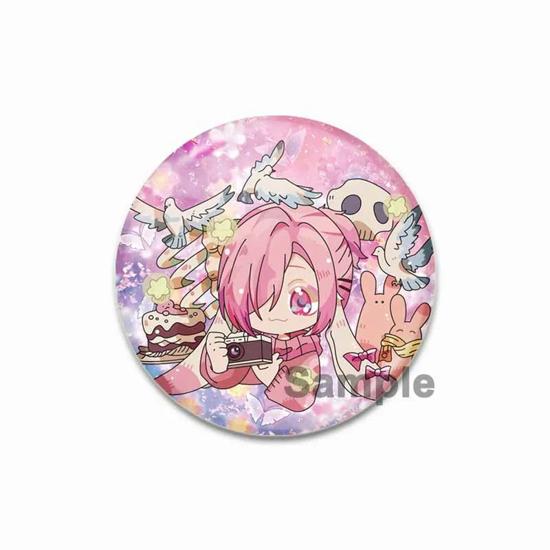 44/58mm Minamoto Kou Yashiro Nene Hanako-kun Anime Character Badge