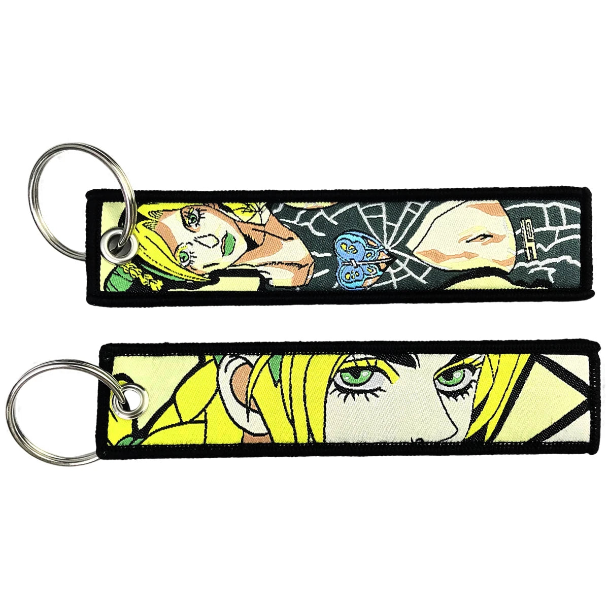 Anime Girls Embroidery Keychain