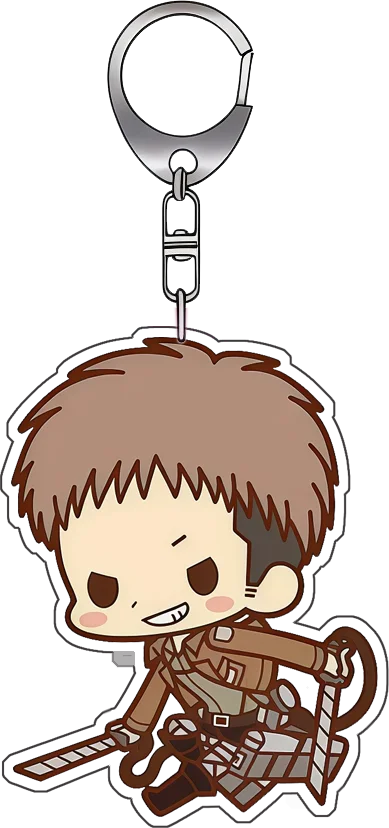 6Cm Acrylic Keychain for Attack on Titan Armin Arlert nime Cartoons Backpack Decoration Pendant Cute Anime Merchandise Fan Gift