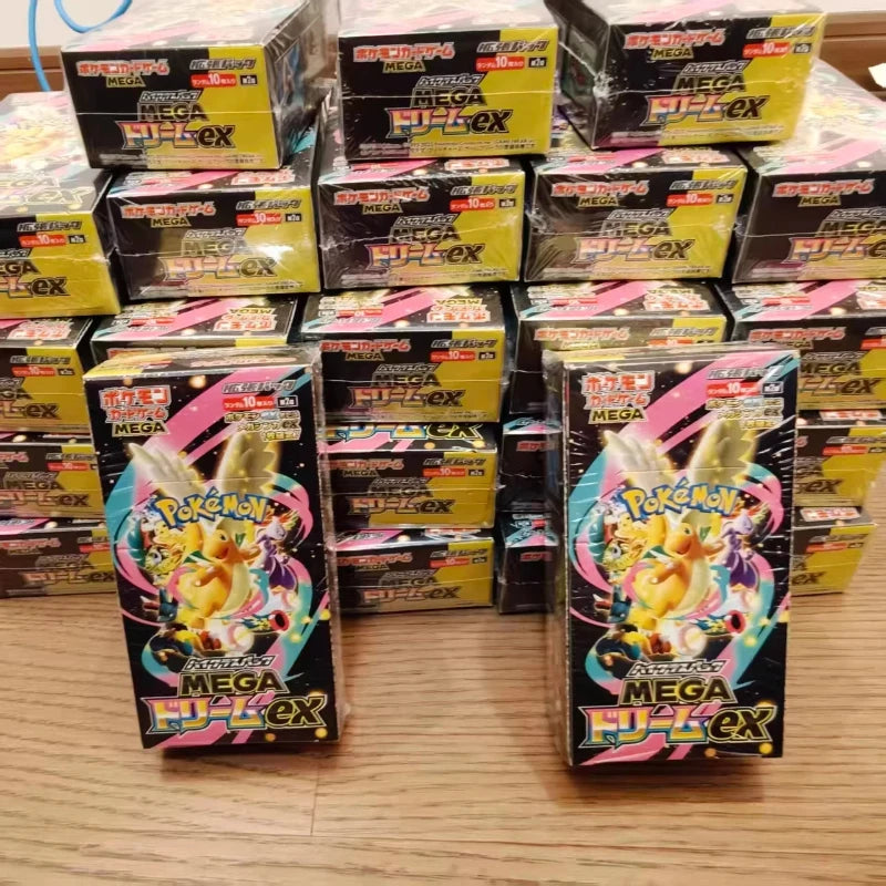 HOT Pkm M2A Ptcg Mega Original Box Mega Dream Ex Phantasmal Flames Mega Lucario Booster Japanese Version trading Fans kids Gift