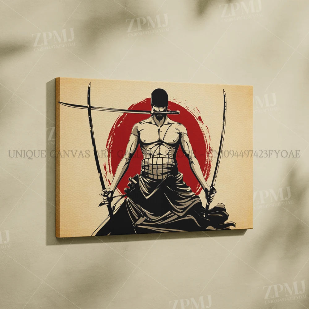 One Piece Monkey D. Luffy Canvas Poster