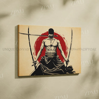 One Piece Monkey D. Luffy Canvas Poster
