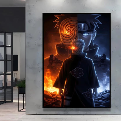 Print on Canvas Wall Art Naruto Uchiha Itachi Poster HD Cartoon Pictures Home Living Room Decoration Paintings Holiday Gifts