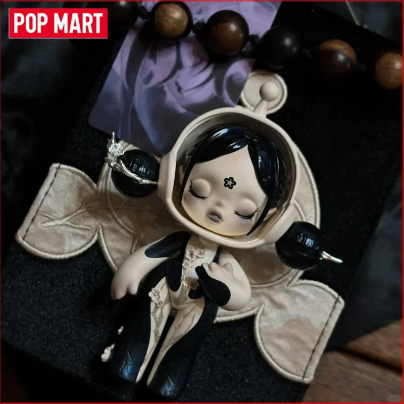 Pop Mart Skullpanda Bjd Nana Figures Baby Series Flower Blooming Figure Pink Green SP Art Toy Limited Dolls Surprise Toy Gift