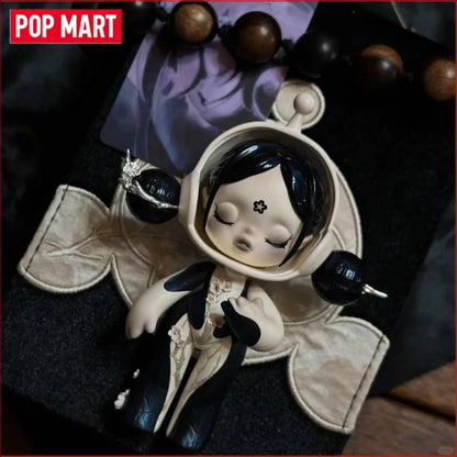 Pop Mart Skullpanda Bjd Nana Figures Baby Series Flower Blooming Figure Pink Green SP Art Toy Limited Dolls Surprise Toy Gift