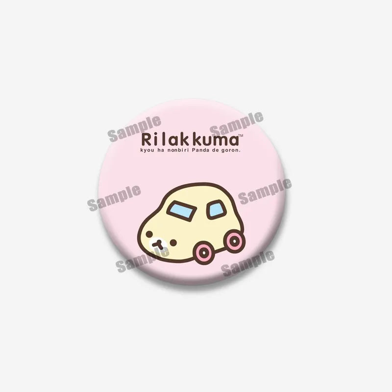 Rilakkuma Bear Badge Pin