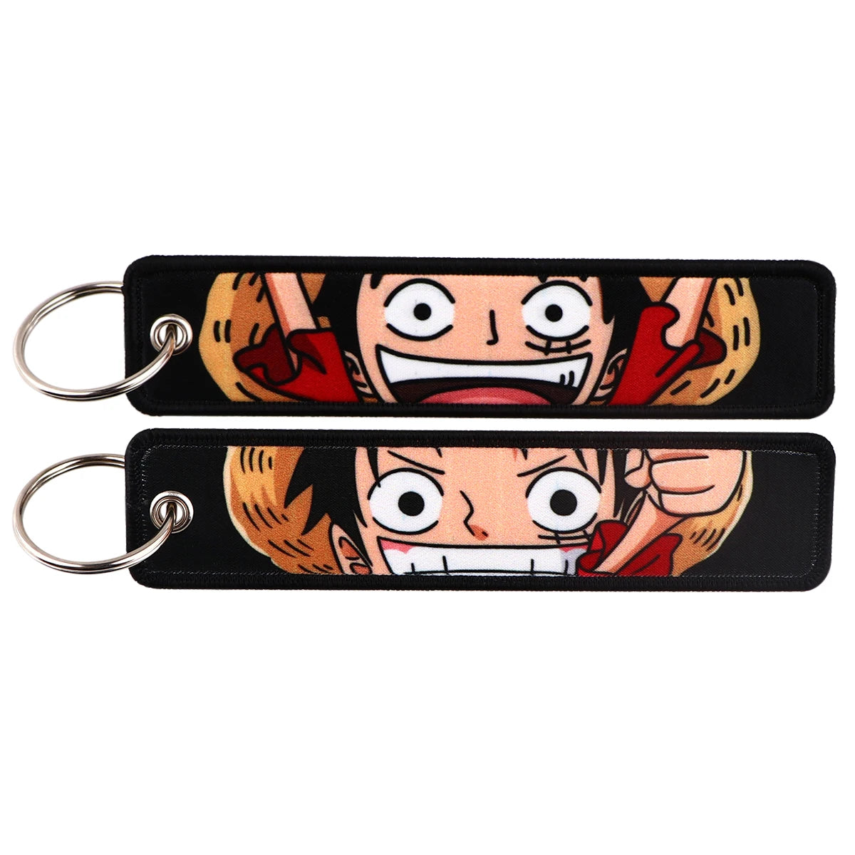 Anime Embroidery Keychain