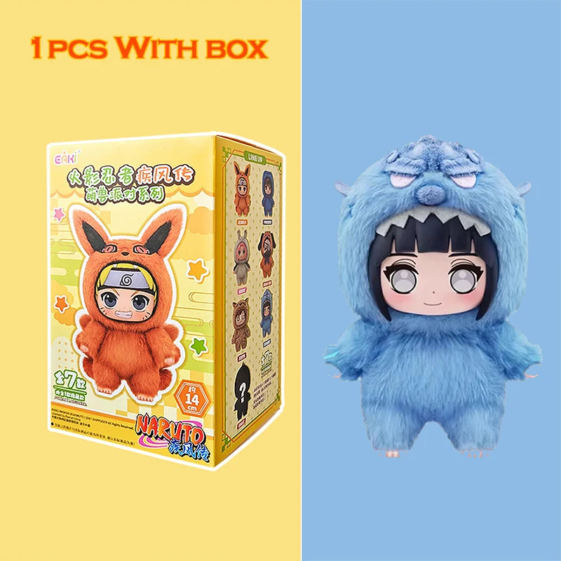 BANDAI Eaki Naruto Uzumaki Naruto Blind Box Shippuden Beast Party Series Jiraiya Plush Doll Anime Characters Are Cute Toys Gifts