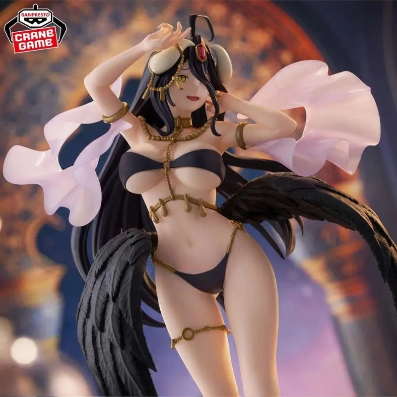 Bandai In Stock Banpresto Original Anime Overlord Classical Tuning A Thousand and One Nights Albedo Action Figure Model Toy Gift