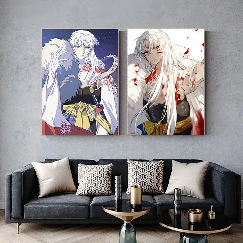 Inuyasha Sesshomaru Canvas Poster