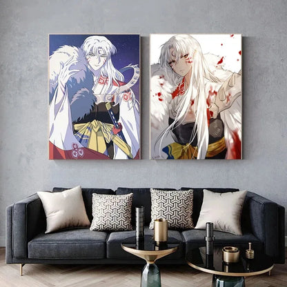 Inuyasha Sesshomaru Canvas Poster