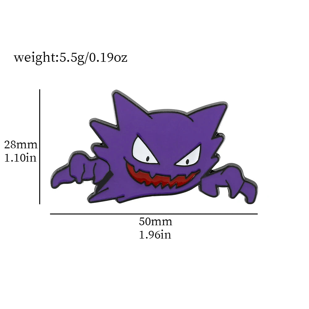 Pokemon Gengar Enamel Lapel Pin