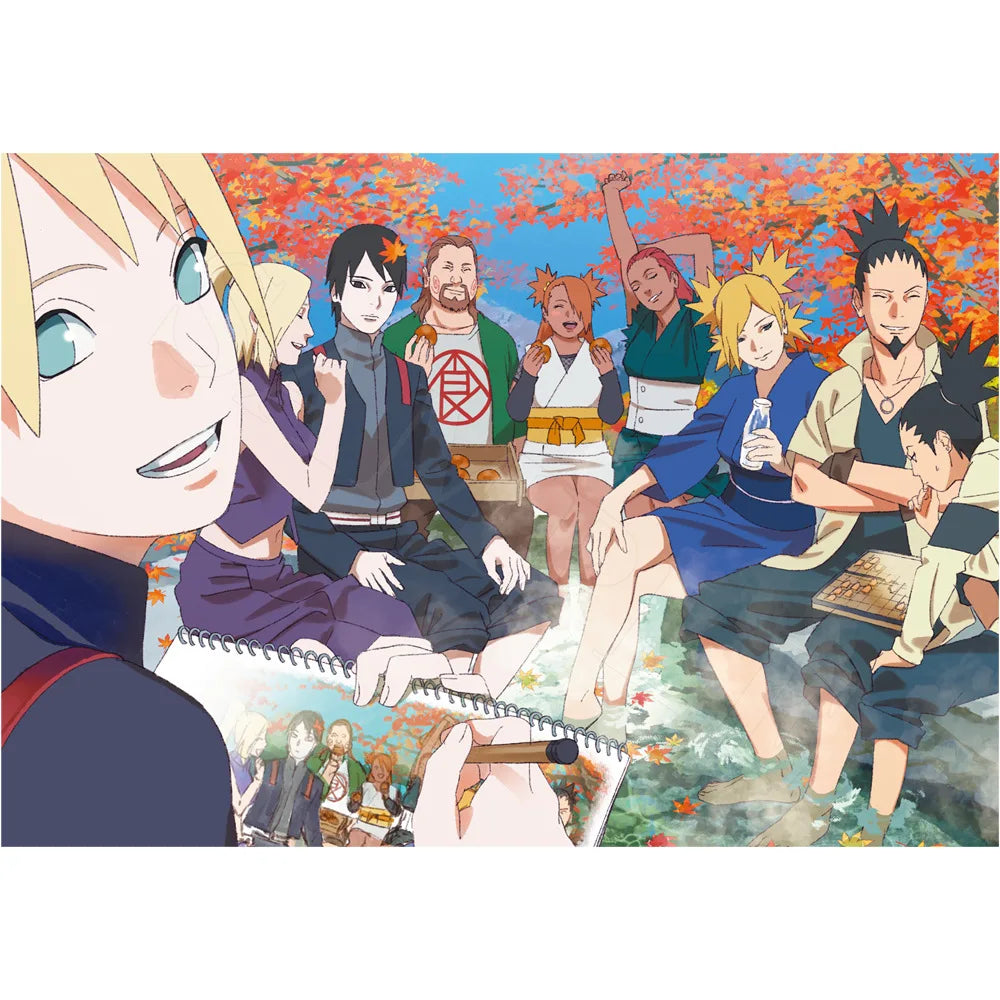 Brdwn Boruto NARUTO NEXT GENERATIONS Four Seasons of The Year China Official Authorization Cosplay Paper Postcard