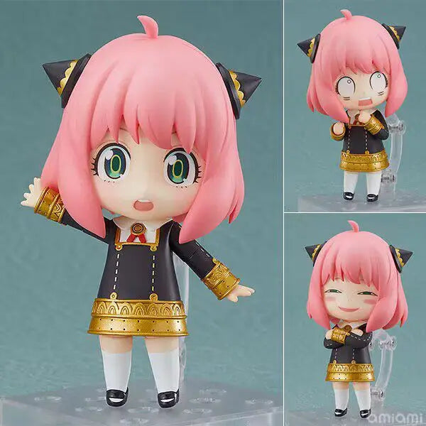Spy X Family Anya Yor Loid Interchangeable Face Anime Action Figure Model Statue Pvc Collection Desktop Ornaments Pc Case Gift