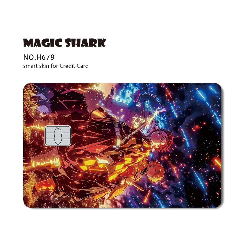 Demon Slayer Shinny Holographic Card Skin