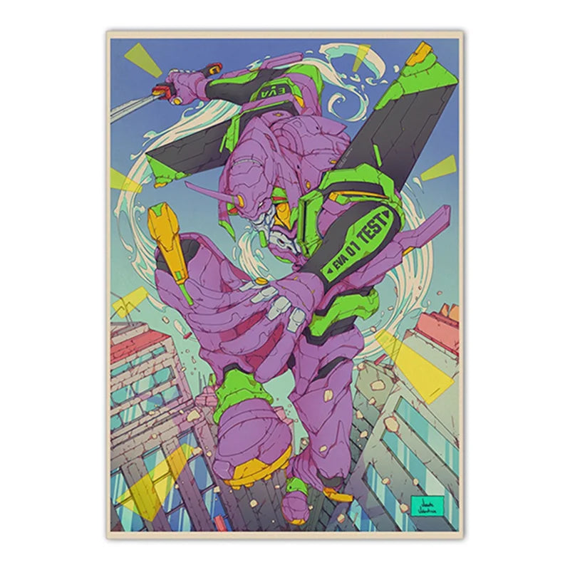 Neon Genesis Evangelion Shinji Canvas Print
