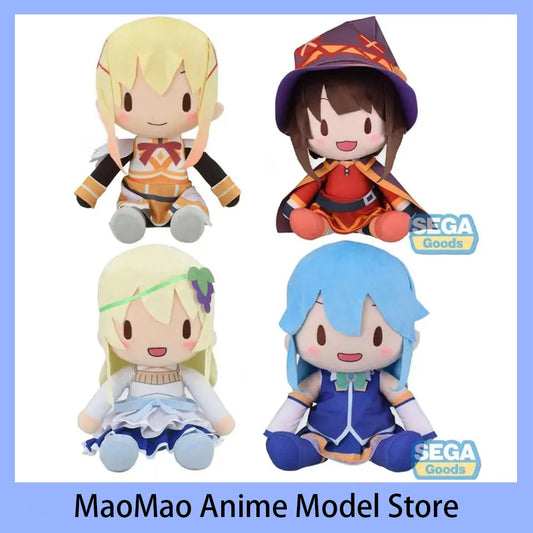 SEGA Megumin Darkness Plush Doll Aqua Iris Anime Figure Collectible