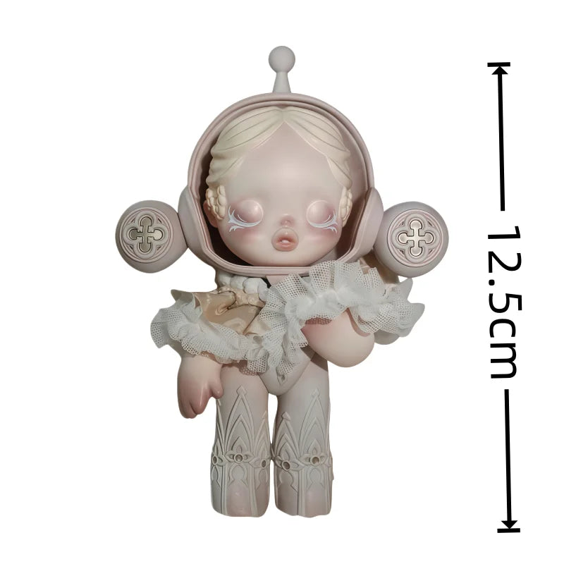 Pop Mart Skullpanda Bjd Nana Figures Baby Series Flower Blooming Figure  Pink Green SP Art Toy Limited Dolls Surprise Toy Gift