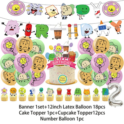 Battle For Dreaming Island Birthday Backdrop Set