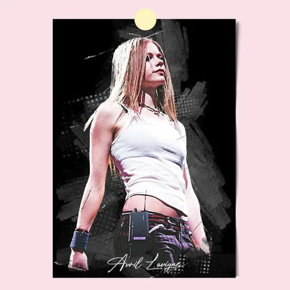 Avril Lavigne Waterproof Poster