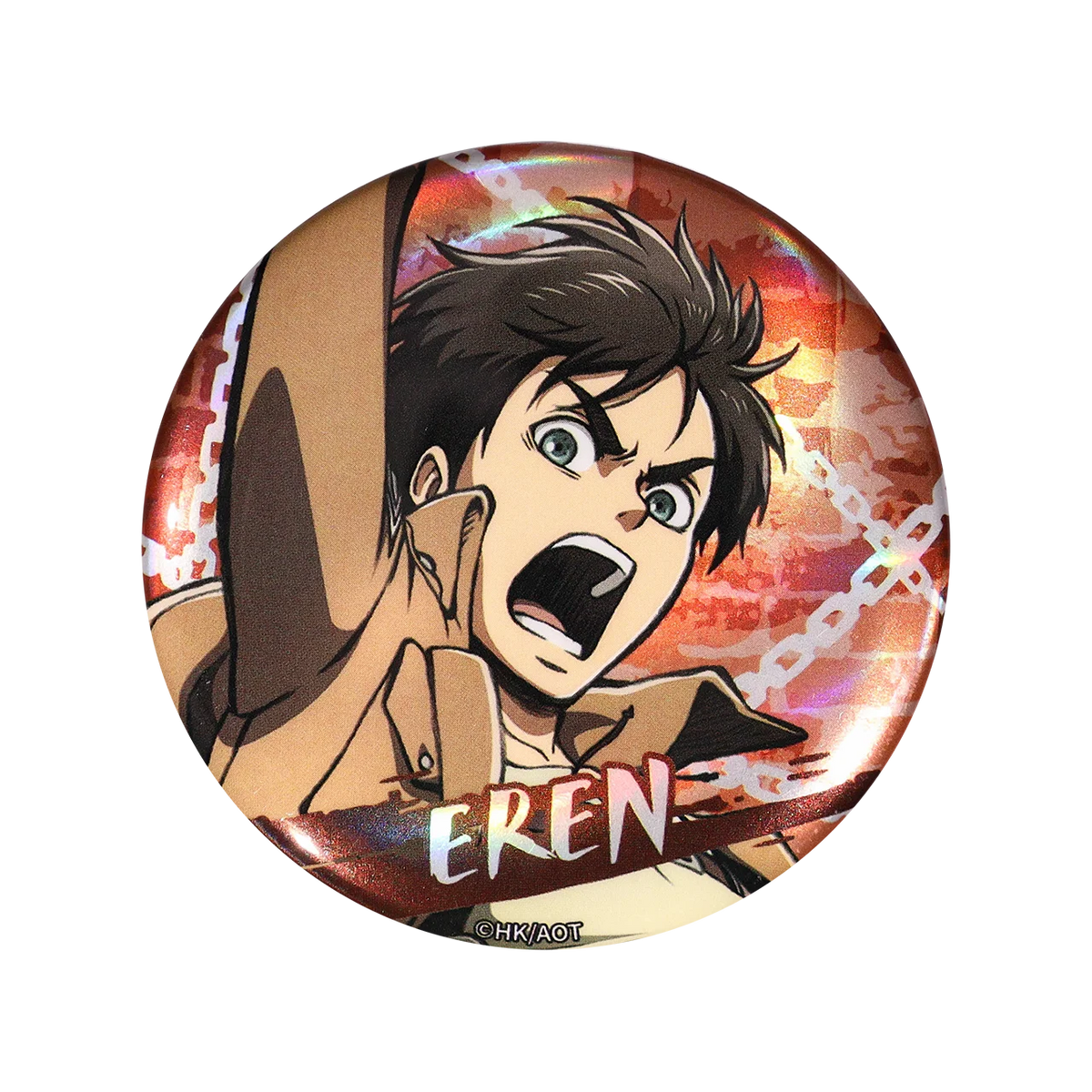 58mm Anime Attack on Titan Eren Jaeger Mikasa·Ackerman Sasha Braus Cosplay COSTUME Badge Pin SPTE Tinplate Brooch﻿ Prop Gilf