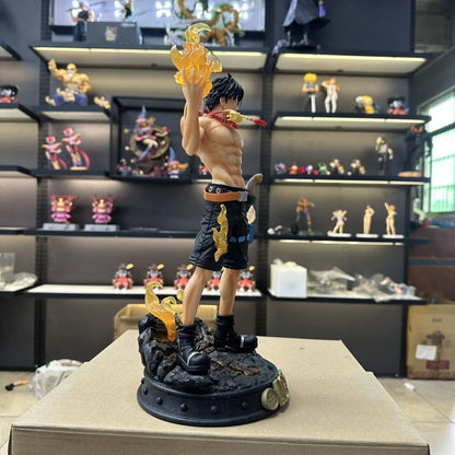 36cm/14.17in Anime ONE PIECE Figure ACE Action Figures Pvc Collection Model Toys for Gifts