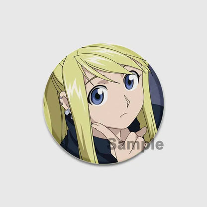 Fullmetal Alchemist Enamel Brooch – Handmade Pin