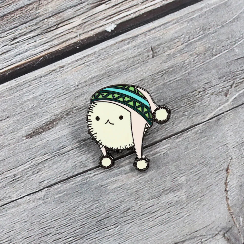 Spirit Yukine With Hat Green Badge Noragami Enamel Pin