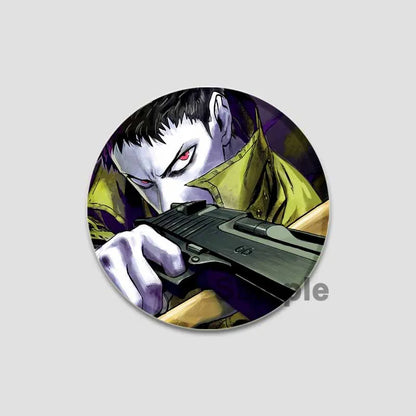 One Punch Man Saitama Button Pins