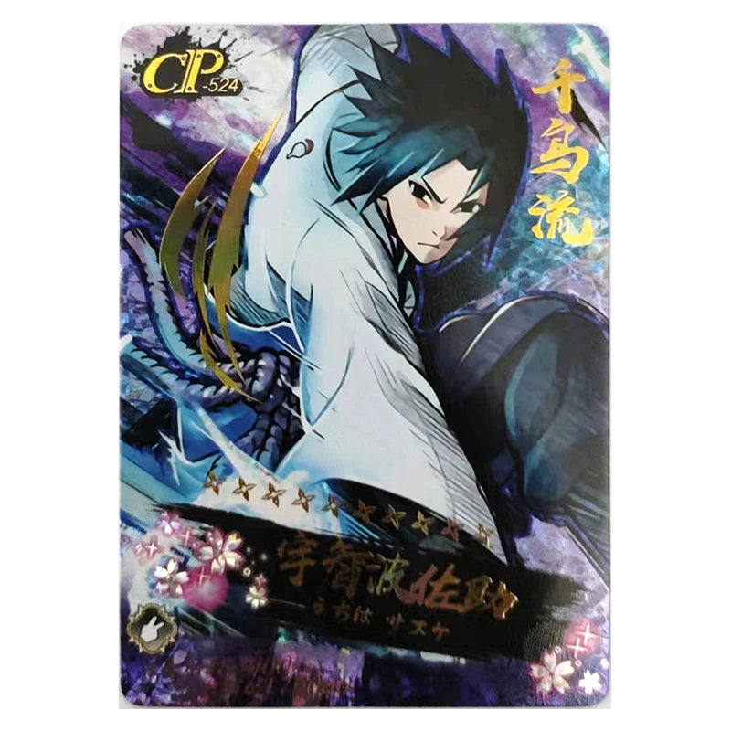 Anime NARUTO Rare Itachi Hoshigaki Kisame Nagato Sarutobi Asuma Kakuzu Sasuke Kakashi Game CP Collectible Card Birthday Toy Gift