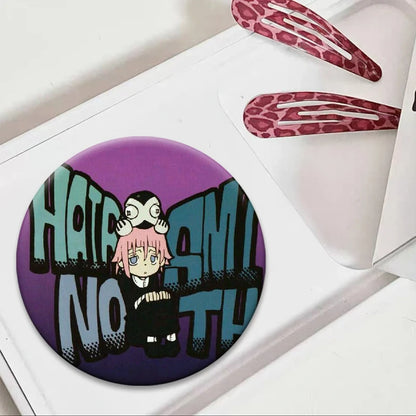 Anime Soul Eater Pins Round Creative Cartoon Badges