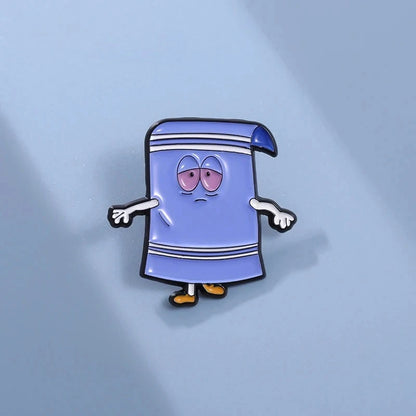 Funny Comedy Anime Enamel Pin