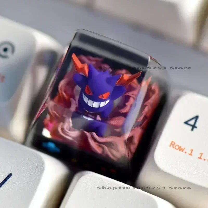 Pokemon Gengar Resin Keycaps